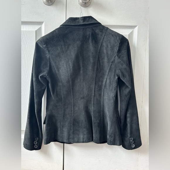 DANIER Women's Black Suede Jacket (XXS) - Picture 2 of 5